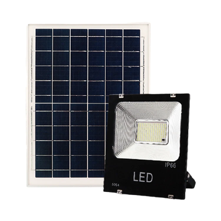 Best price 100W high brightness Home Garden solar flood light with battery indicator