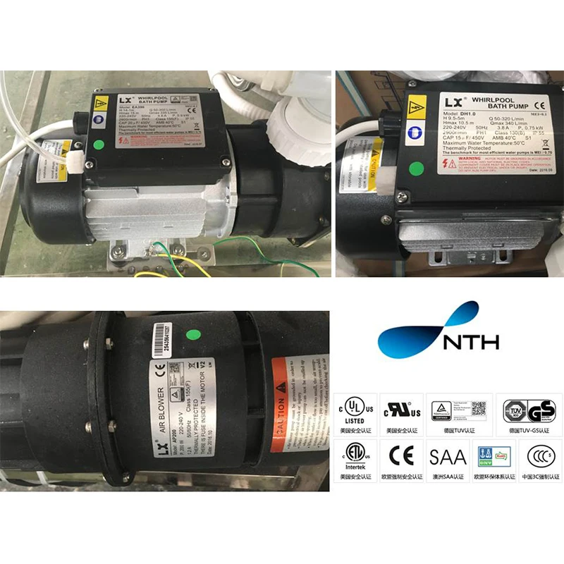 NTH Hot Sale Products High Quality Bubble Bath Hot Tub Hydro massage Whirlpool SPA Modern Center China supplier