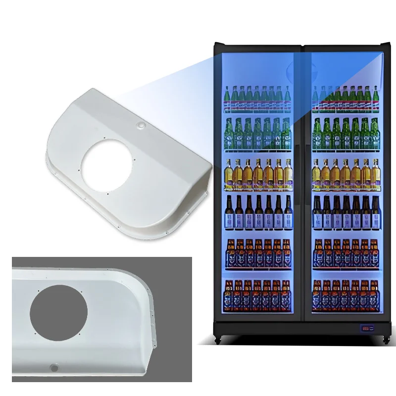 Refrigerator Evaporator Guard Plastic Accessories Freezer Internal Evaporator Shell for Air-Cooled Frigobar Radiator Part