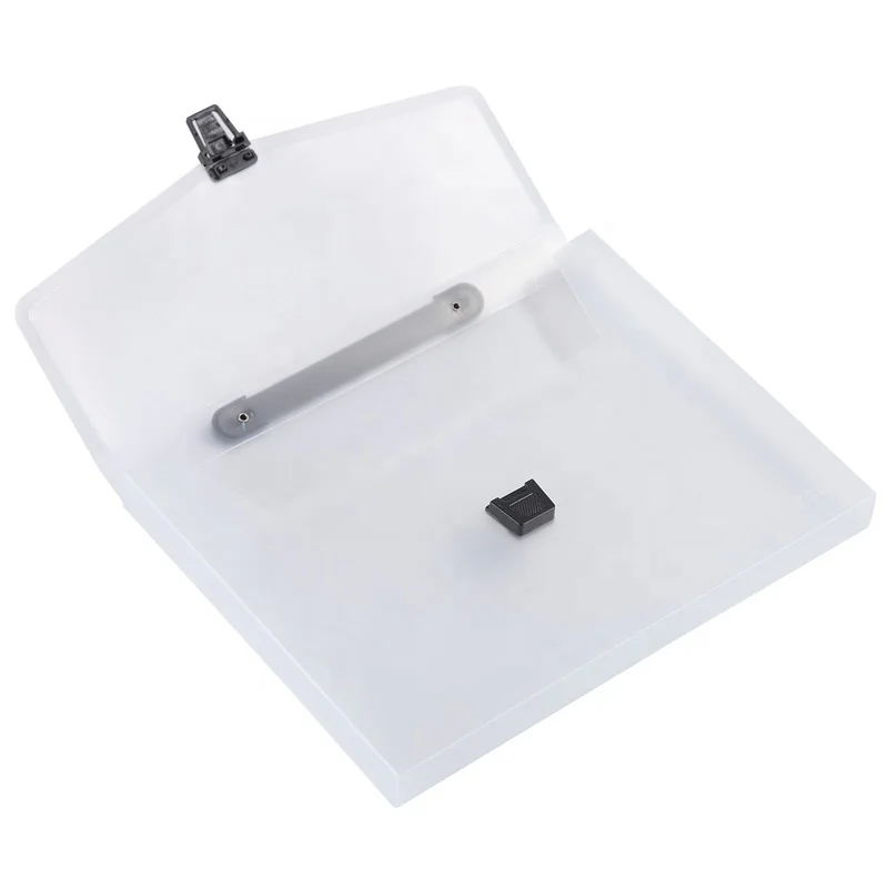 
A4 Size Plastic Logo Document Case Storage Folder Stationery Archive Box File 