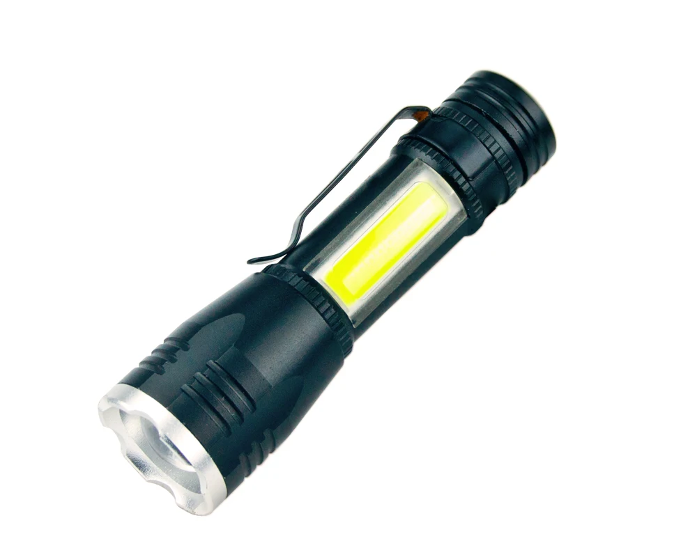 Зум светодиодный + фонари cob светодиодный фонарик факел алюминиевый мини-фонарик с зажимом и магнитом