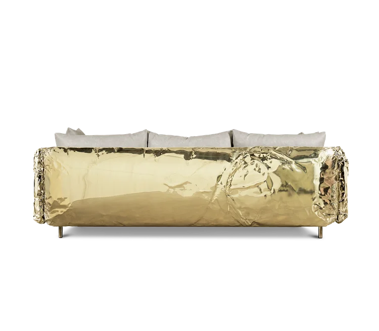 Excellent Price  Round villa mansion single seat combination sofa Living room furniture Foshan furniture