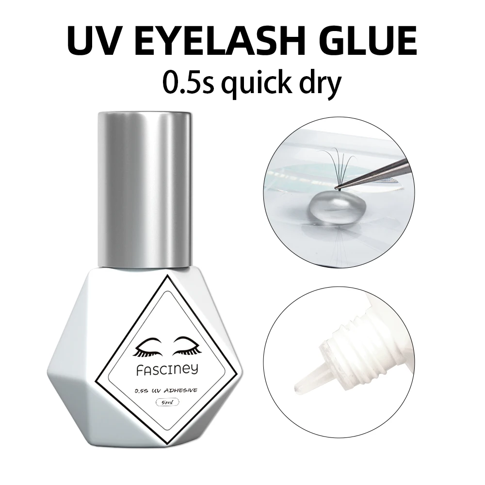 New Product Fast Dry Eyelash Adhesive LED UV Lash Extension Glue Private Label UV Lash Glue