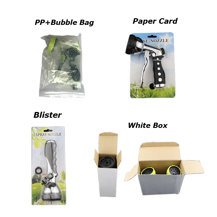 Garden Tools Sprayer Flower Pots Artificial Plant and Water Gun Sprayer Nozzle Cleaning Lawn Metal Aluminum