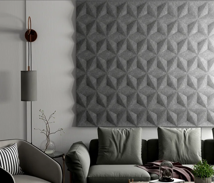 100% Polyester Felt Noise Reduction Environmentally Best Price Acoustic Soundproof Studio Soundproof PET Panels