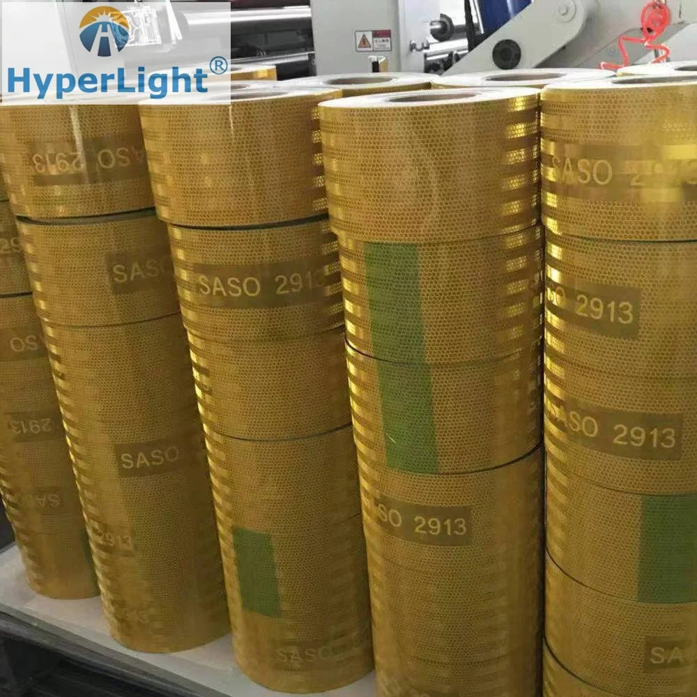Reflective Conspicuity Tape Reflective Tape Sticker 5cm 7.5cm 10cm *25m 50m Waterproof E13 SASO 2913 For Saudi Truck Safety
