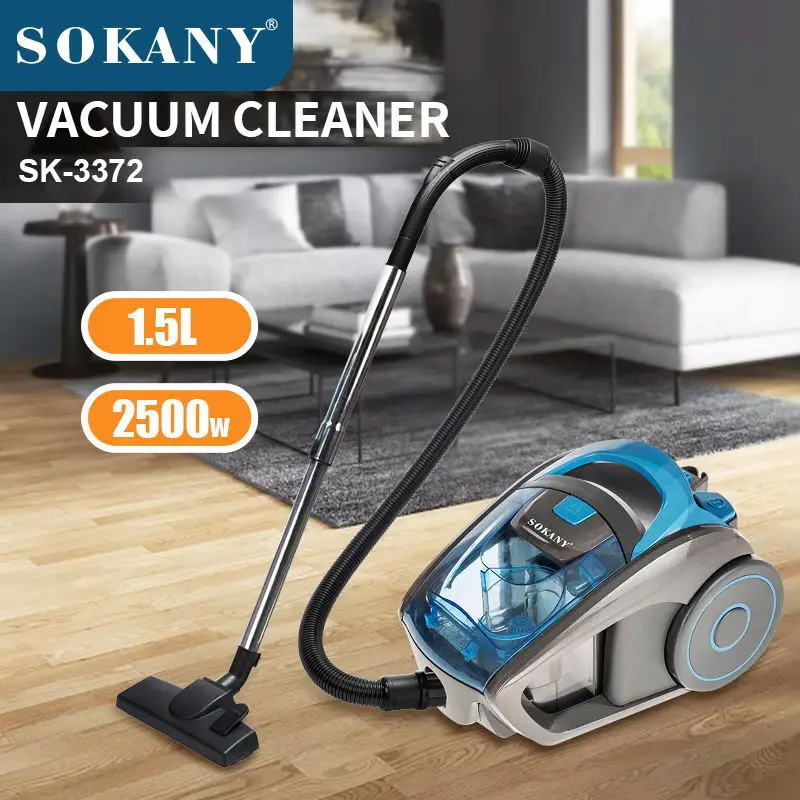 NEW 1.5L 2500W Vacuum Cleaner Household Multi-functional Dust Removal Mites Dry and Wet Dual Use Wire Vacuum Cleaner