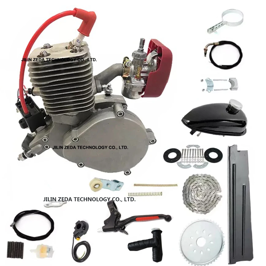 Двухтактный двигатель для мини-велосипеда 80cc 60cc 100cc