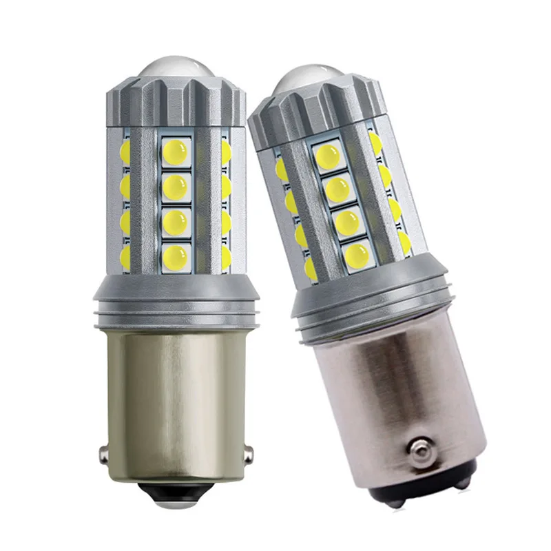 Led Light Bulb Error Free 1156 1157 T20 T25 Reversing Light 3030 23SMD 12V Turn Signal Lamp auto lighting systems