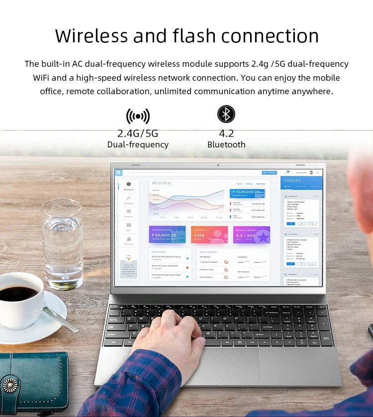 8gb ram WIN 10 pro computer cpu processors 15.6 inch desktop 128gb storage notebook  professional  laptops computers