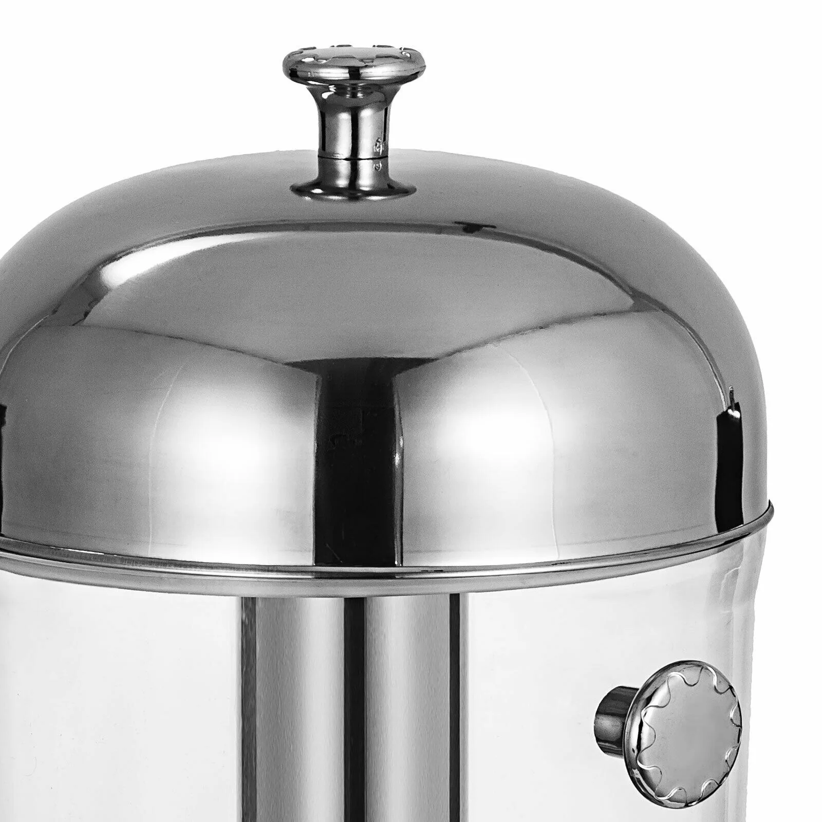 8L stainless steel Buffet Juice Dispenser Ice Tube Cooling Drinks Serving Juice Machine Beverage Cooler