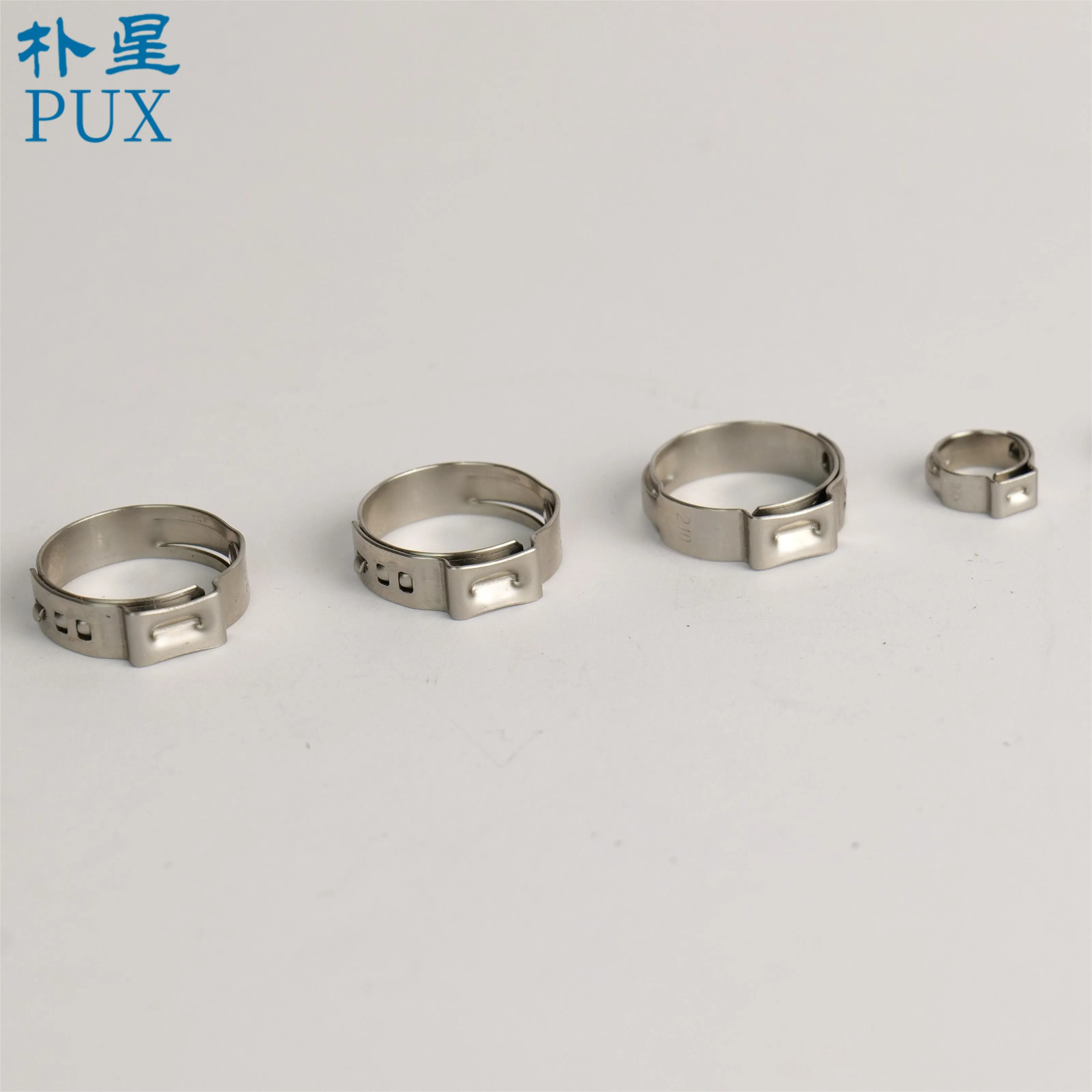 316 Stainless Steel Single Ear Hose Clamp, Durable and Rust Proof, 8-16mm, CE Certified, Suitable for Industrial Applications