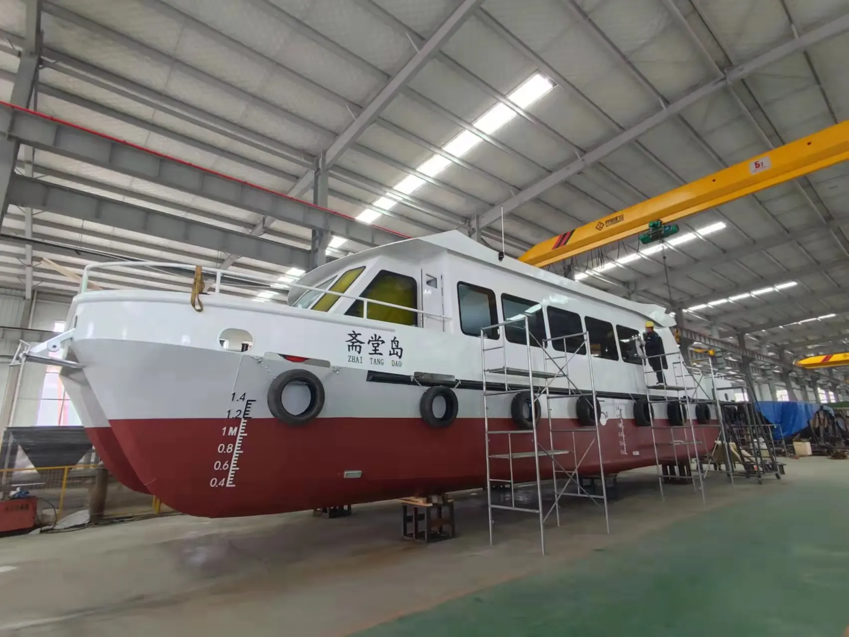 China Steel passenger ship for 40/50/100 passengers