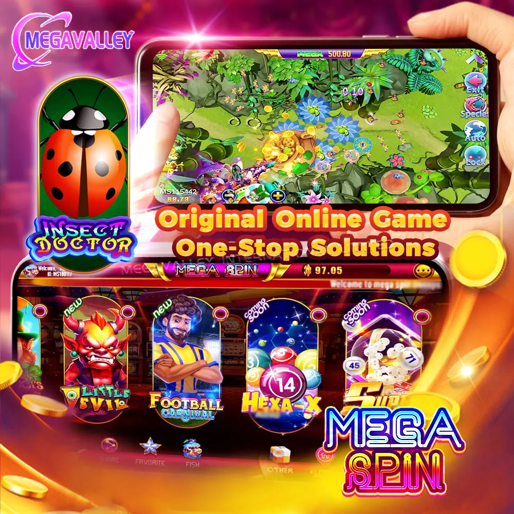 Top Quality Panda Master Megaspin Mobile App Games Software Platform System Online Fish Shooting Game