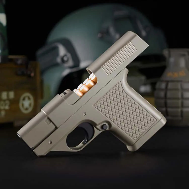 Inflatable Lighter and Direct Charge Cigarette Box Set Multi-functional gun lighter cigarette case for cigarettes without Gas