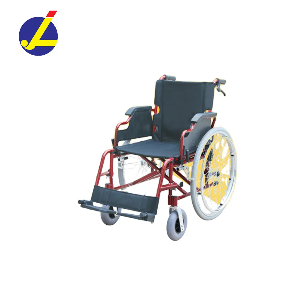 Multifunctional Manual Medical Rollstuhl Portable Fold Transport Commode Wheel Chair