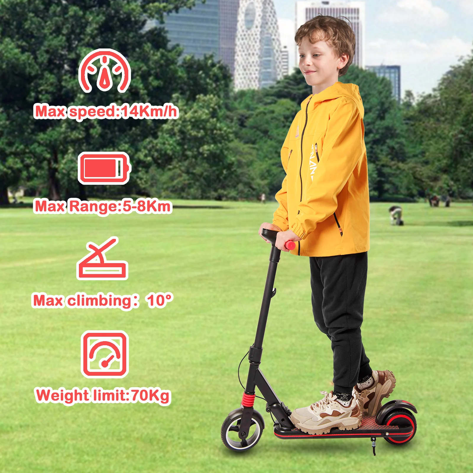 European warehouse stocks fast delivery mini folding 6.5inch 24V electric scooter for adult
