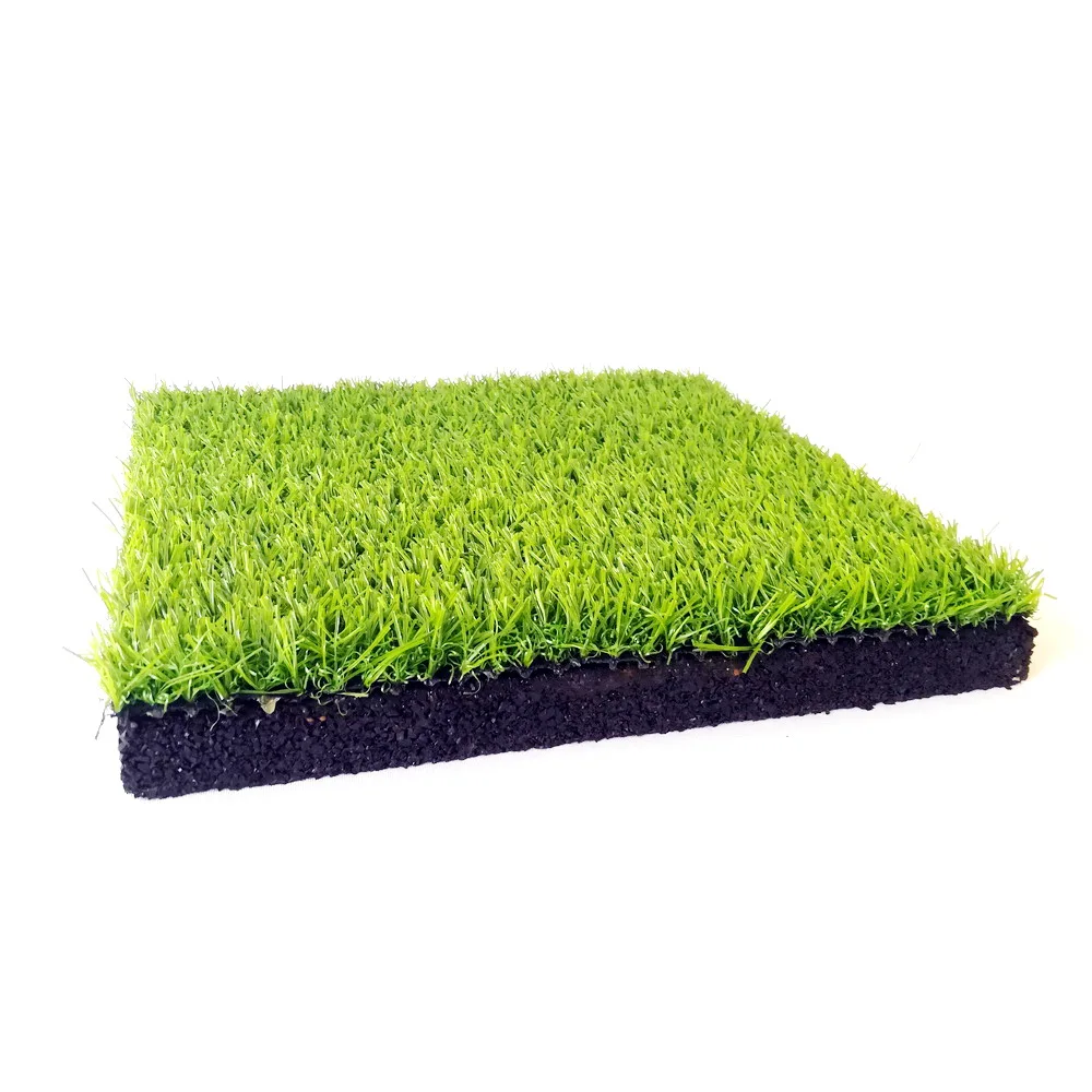 Uv-Resistant Anti-Slip DIY Turf Artificial Grass Composite Decking Terrace Floor Outdoor Wpc Decking Tiles