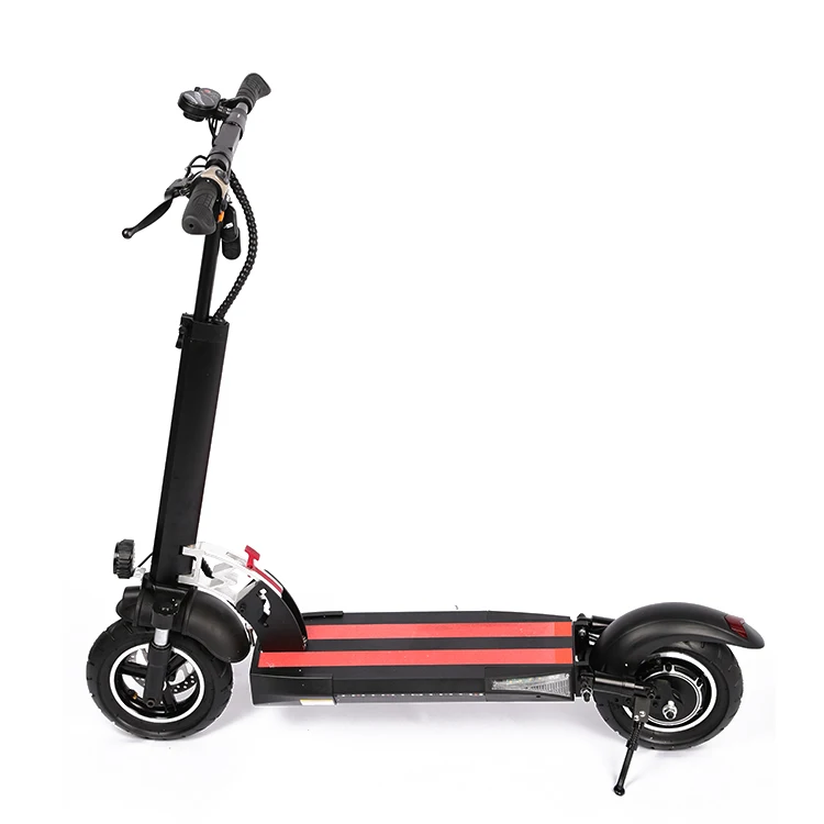 8Ah 15Ah 10 inch anti puncture Vacumn tire 350W 500w Motor led light folding foldable electric Scooter with seat