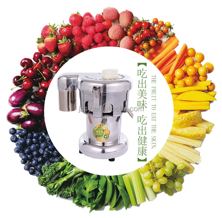 JZSY Commercial Juice Machine Stainless Steel 220V/110V About 80KG/H Juice Extractor Automatic Fruit And Vegetable Juice Maker