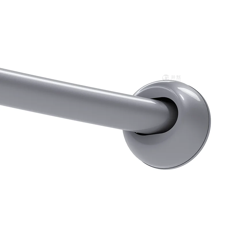 Заводская индивидуальная оптовая продажа, антикоррозийная душевая занавеска, изогнутая душевая штанга, угловая телескопическая штанга для ванной комнаты, подходит для ванны