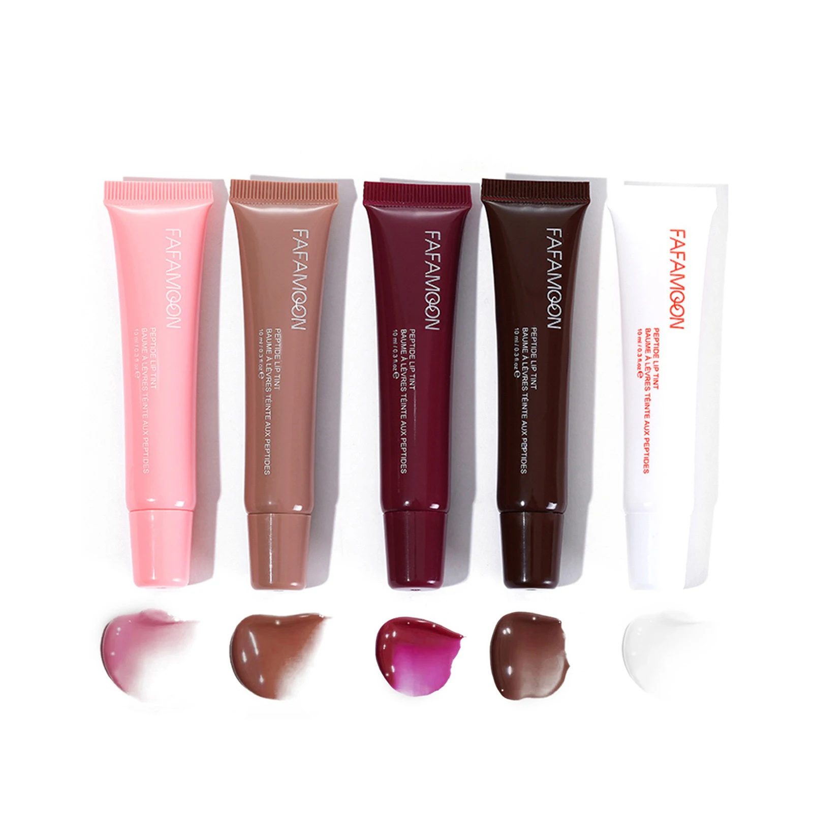 Private Label Logo Long Lasting Liquid Lip Gel Factory Cheap Custom Vegan Cruelty Free Lip Tint 5 Colors Waterproof Mineral OEM