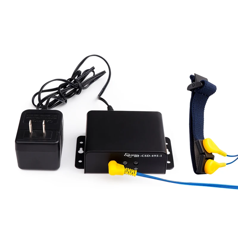 Good Quality Single Channel Anti static ESD Wrist Strap Online Monitor with Wrist Strap for Electronics Industry