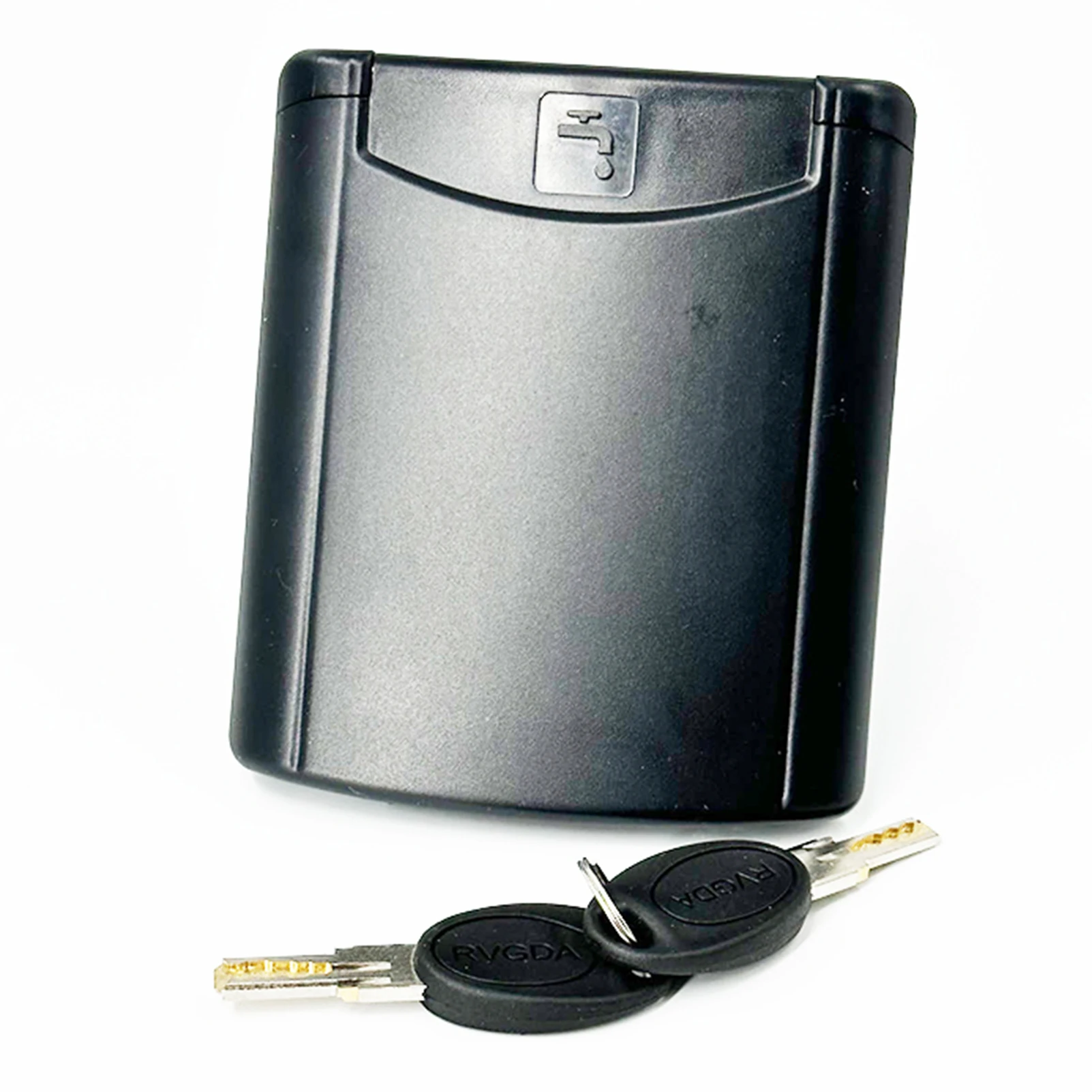 RV Water Inlet Gravity Water Filler Hatch Cap With Waterproof Cover  With Keys  Plastic Gravity Fresh Water Fill hatch Inlet