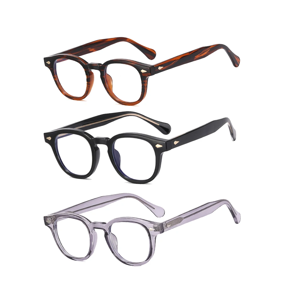 Retro Unisex Oval Shape TR90 Frames High Quality Spring Hinges Optic Eye Wear