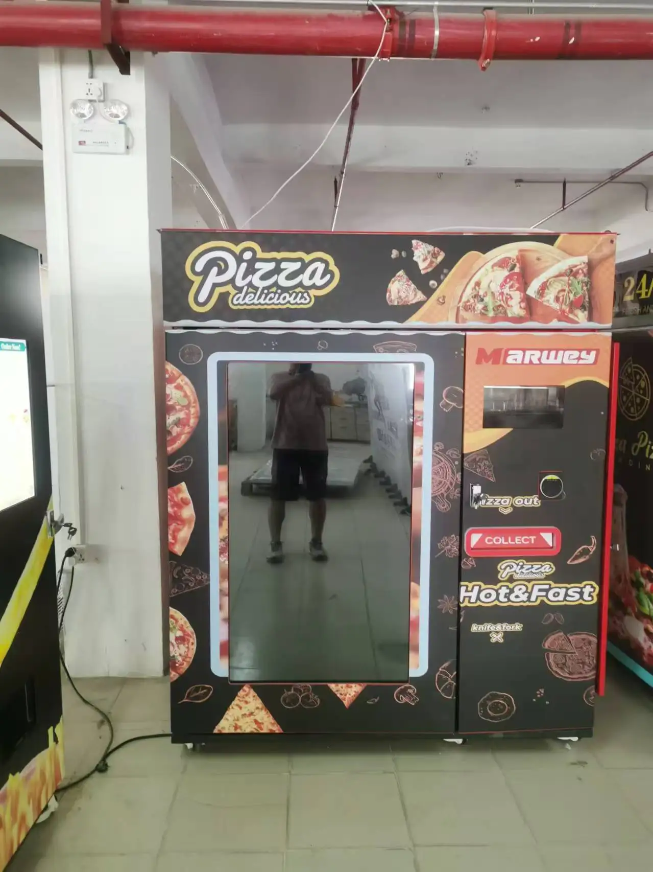 Explosive Models Pizza Vending Machine Fully Automatic Pizza Vending Machine for Sale