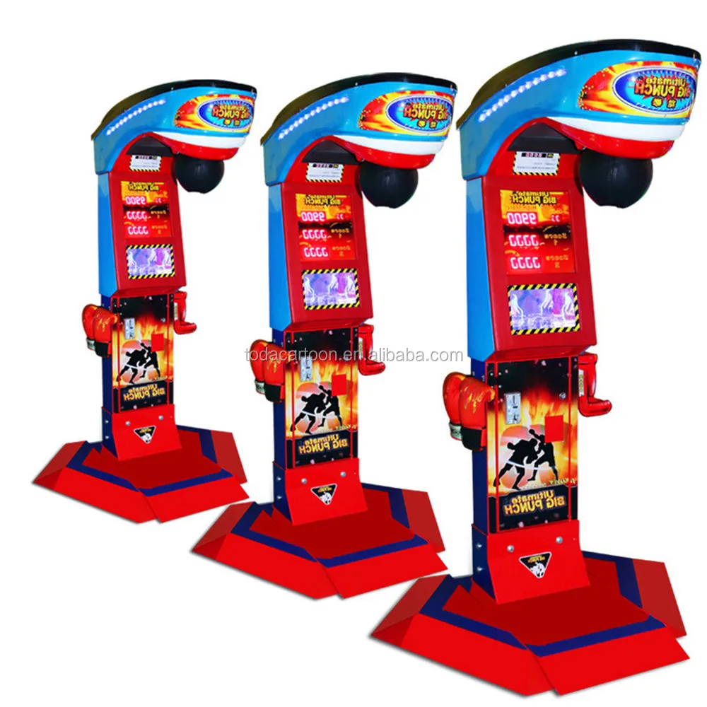 2019 Hot Sale ultimate big arcade punch machine punch boxing game machine for sale kids coin operated game machine