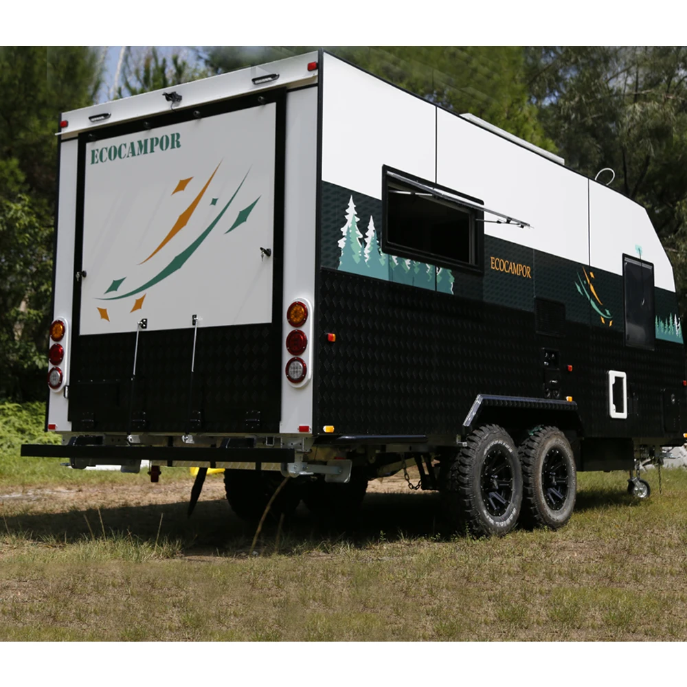 Ecocampor 19FT Off-road RV Caravan Toy Hauler Caravan
