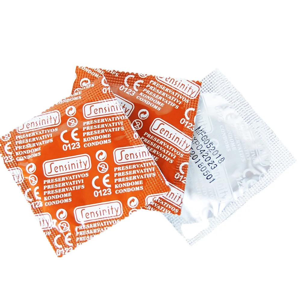 natural latex strengthen delay dotted male sex long time condom