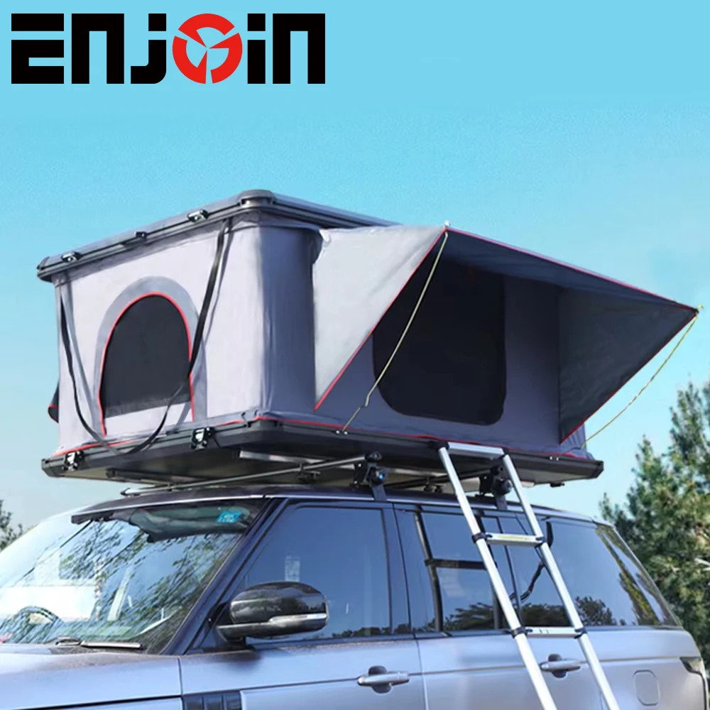 ENJOIN Roof Top Tent Hard Shell Aluminum For Camping