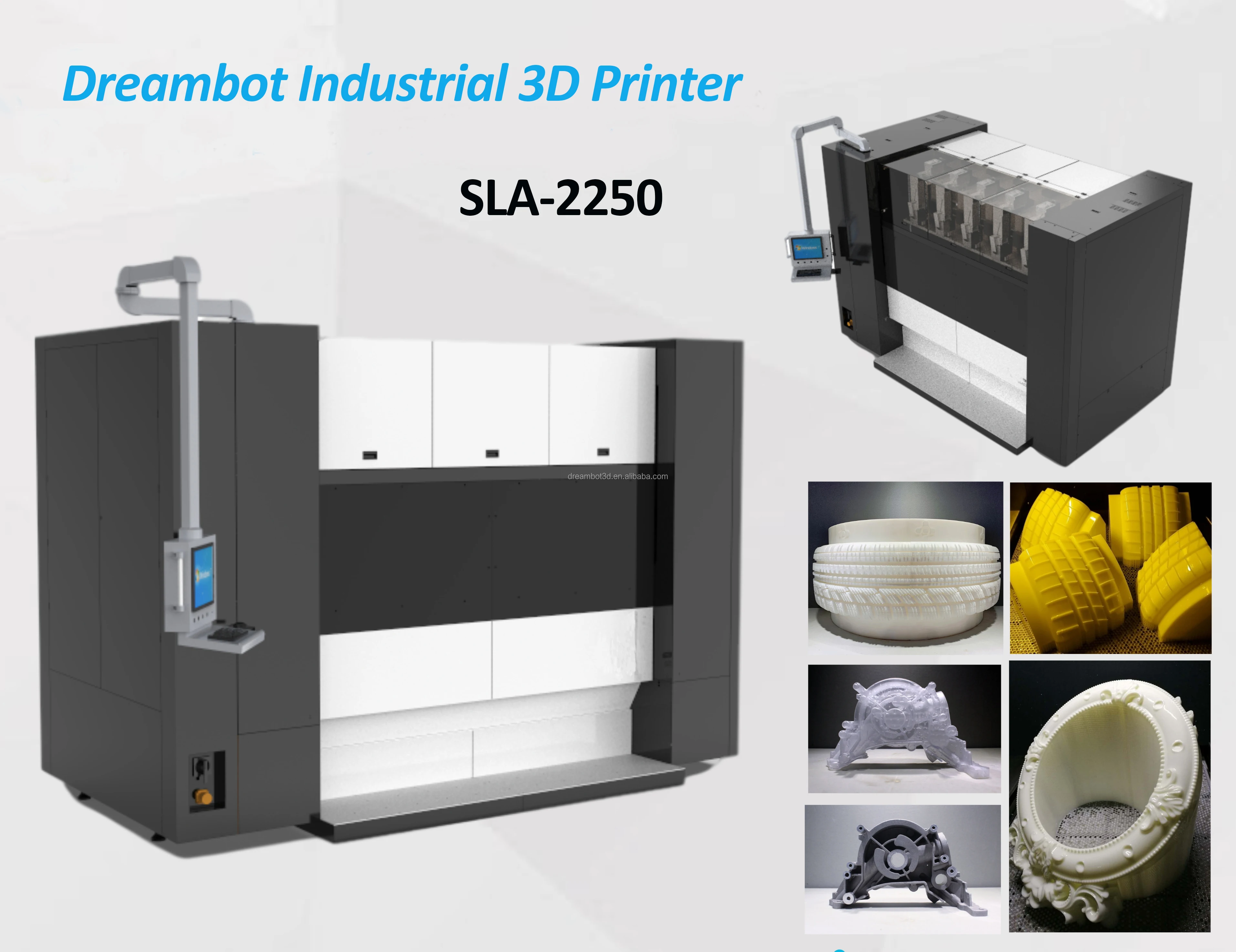 Производитель высокоточный 3D-принтер 355 нм из смолы SLA800 промышленная Пакетная печатная 3D-машина
