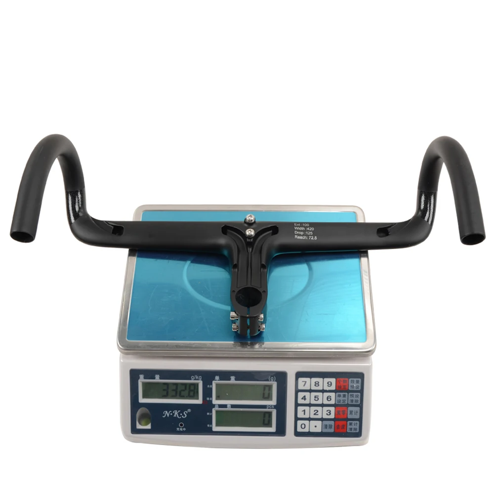 New Super Light Road Handlebar/Carbon Road Integrated Handlebar Full Carbon Fiber Integrated Handlebar