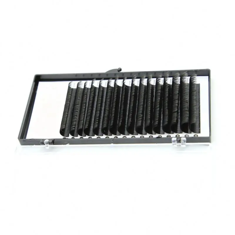 0.03mm 0.05mm 0.07mm 0.10mm 0.15mm 0.20mm J B C D L CC curl All Size deep black mink silk eyelash extensions