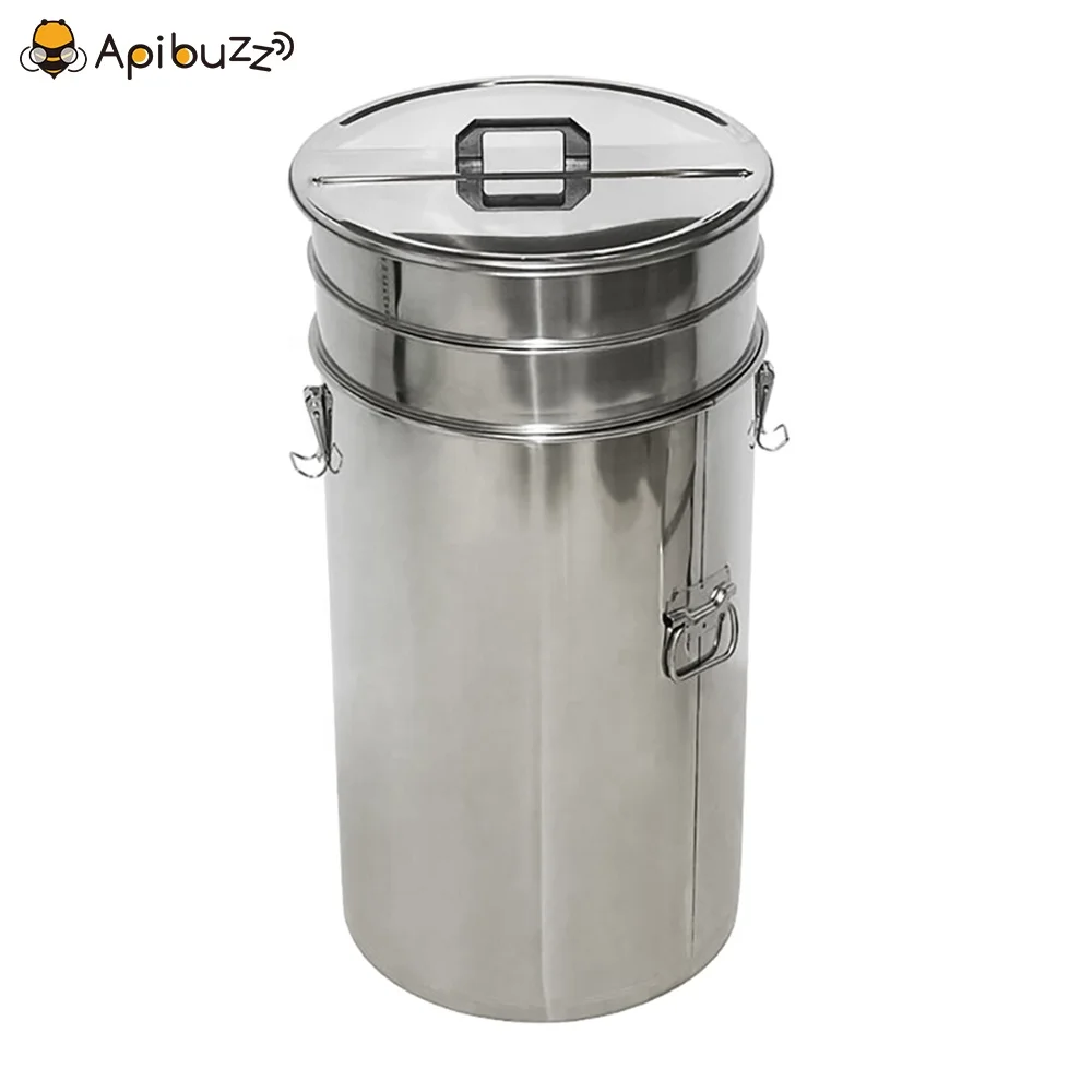 25L/30L/50L/70L/80L нержавеющая сталь бак для хранения меда с 2-х слойной ситечко пчеловодства оборудования Imkerei