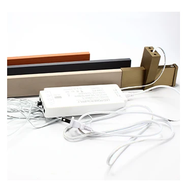 New Design Wholesale In Stock Supply Wardrobe Hanging Clothes Tube leather Rails with LED