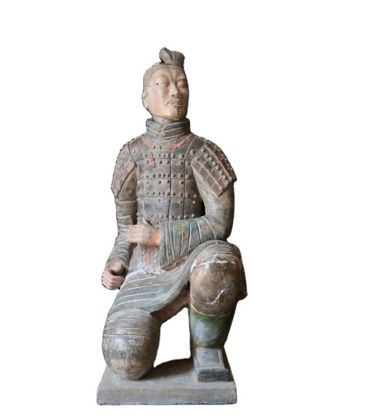 8-й в мире чудо-терракотовые воины на коленях Archer терракотовые воины статуи для нового роскошного отеля