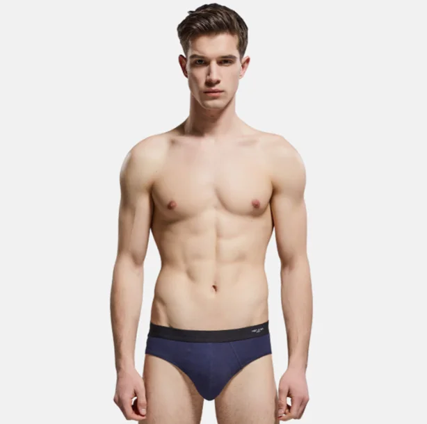 Custom Breathable Your Own Brand Mens Sexy Tanga Brief Breathable Underwear Cotton for Men