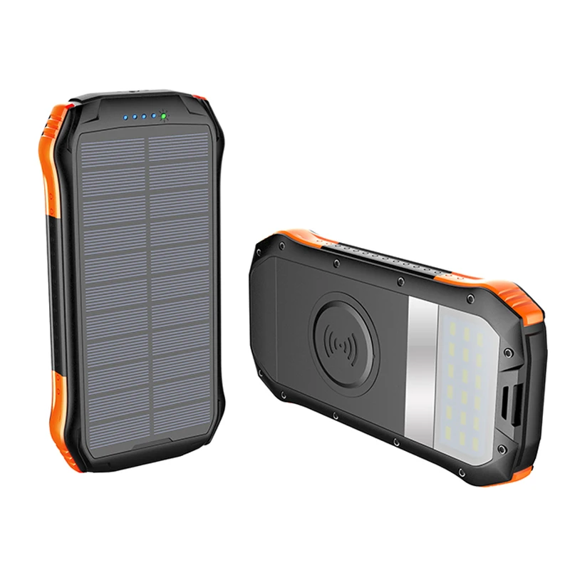 Best Price Solar Power Banks Portable Solar Powre Bank Fast Charging With  Led Light For Phone And Laptops