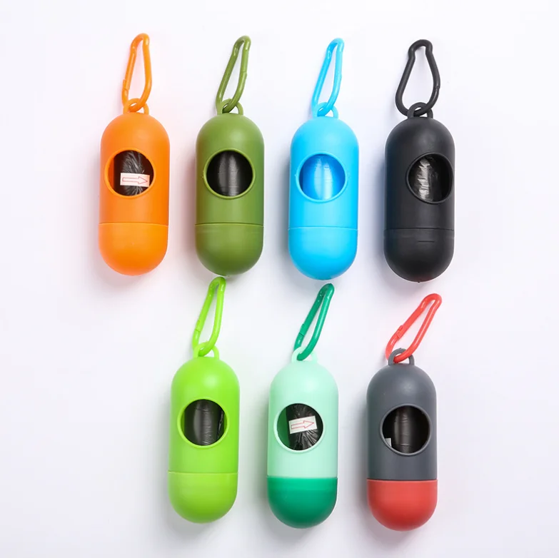 Custom LOGO Print Pet Poop Bag Holder Colors Dog Bone Shaped Plastic Dog Poop Bag Holder Personalized Des dog poop Bag dispenser