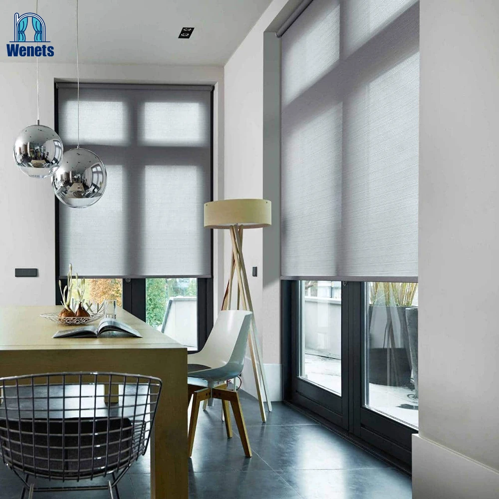 Wholesale price indoor electric roller blinds manual indoor zip roller blinds