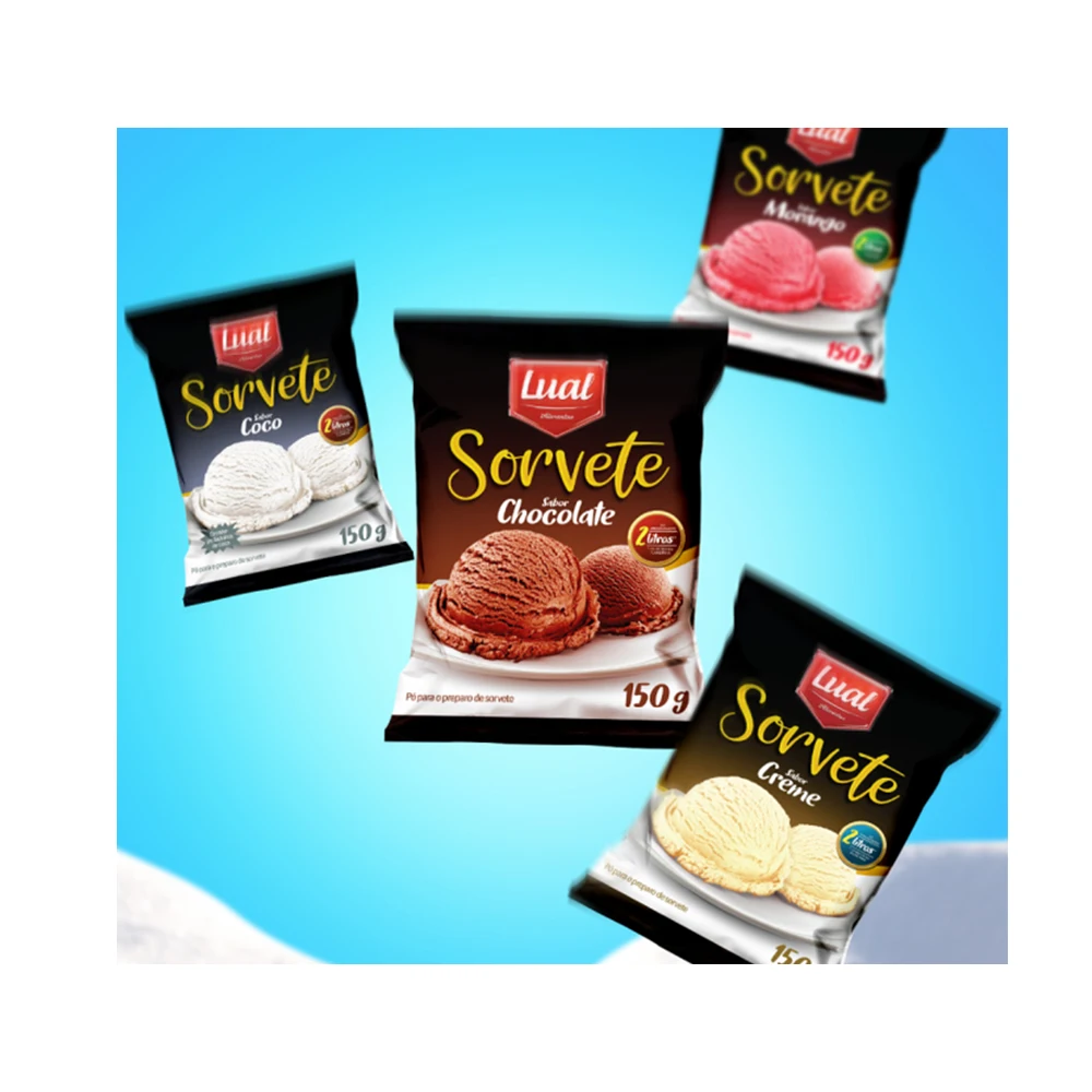 Delicious Chocolate Ice Cream Powder Fruit Flavor Strawberry Soft Ice Cream Powder Snack Dessert Food for Sale