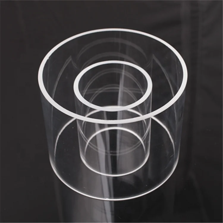 SUCCESS Optical Quartz Custom Glass Pipe Quartz Glass Tube For Thermocouple