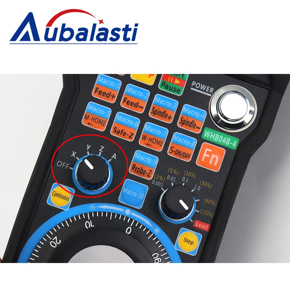 Aubalasti XHC ЧПУ Mach3 беспроводной токарный станок для штурвал задвижки WHB04B MPG Подвеска Маховик 4 оси 6 USB приемник фрезерного