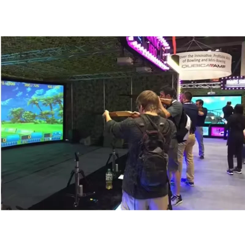 interactive wall projection game shooting simulator laser gun interactive projection laser for gun