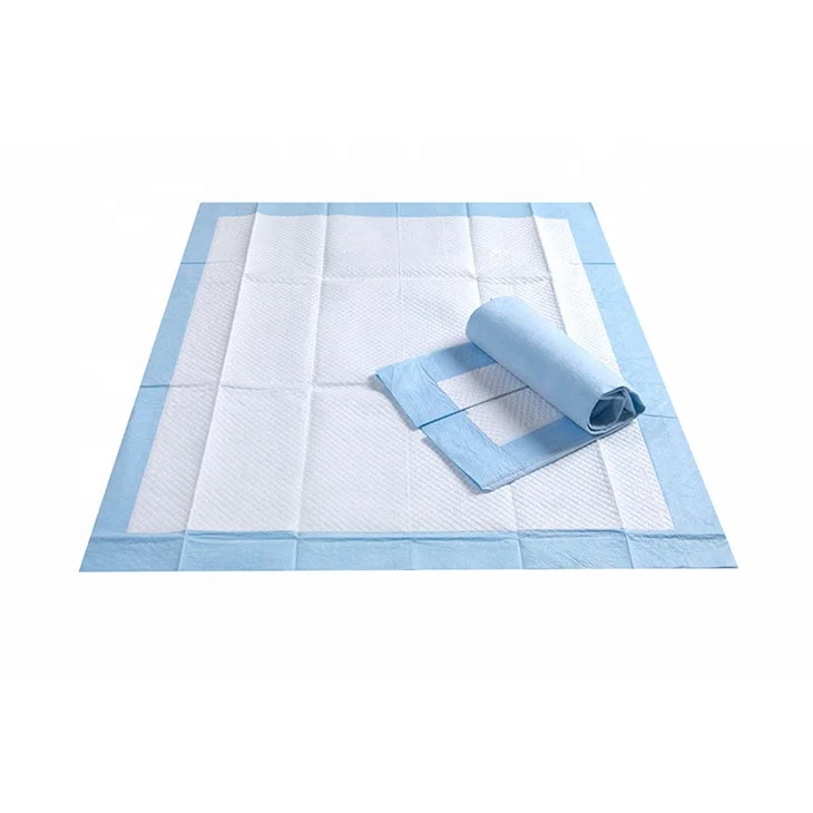 75cm*100cm sterile Disposable Ultra-soft Non-woven Fabric + Breathable Film for Adult Underpad