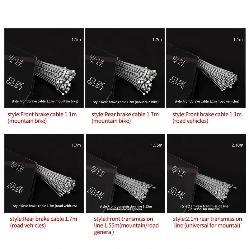 IRONDONKEY Bicycle Brake Line Road bike MTB  Fixed Gear Shifter Gear Brake Cable Core Inner Wire Galvanized Speed line